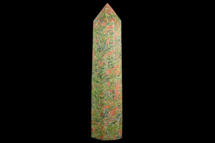 Tall, Polished Unakite Obelisk - South Africa #122370